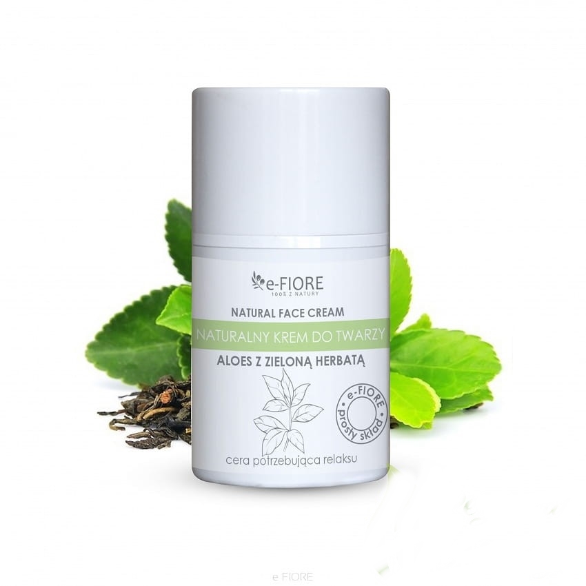 E Fiore Naturalny Krem Do Twarzy Aloes Z Zielon Herbat Cena