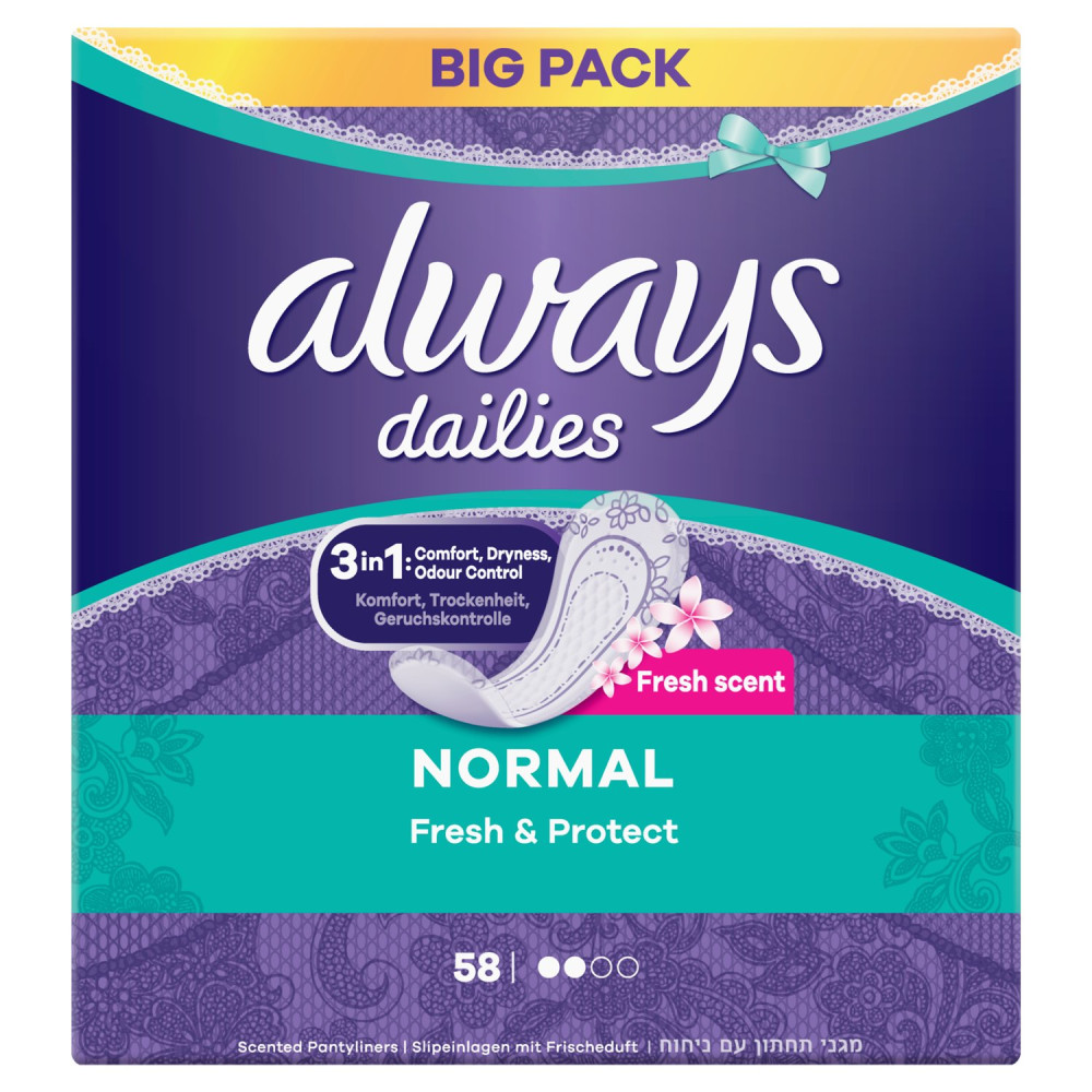 Always Dailies Normal Fresh Protect Wkładki higieniczne cena