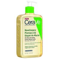 CeraVe, Nawilżający pieniący się olejek do mycia do twarzy i ciała