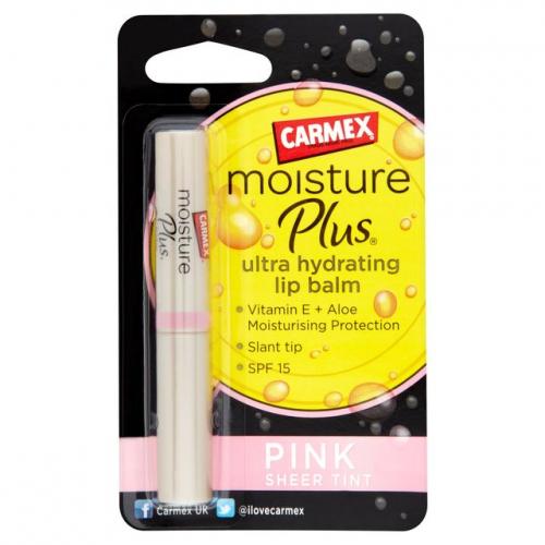 Carma Laboratories, Carmex, Moisture Plus Ultra Hydrating Lip Balm (Ultranawilżający balsam do ust w sztyfcie)