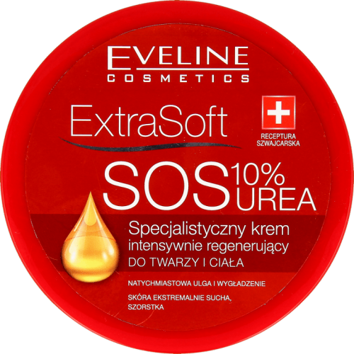 Eveline Cosmetics, Extra Soft, Specjalistyczny krem intensywnie nawilżający SOS 10% Urea