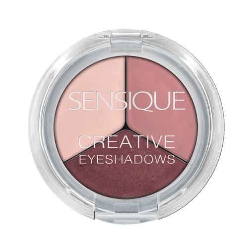 Sensique, Creative Eyeshadows (Potrójne kremowe nieperfumowane cienie do powiek)