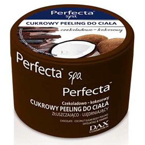 Perfecta, Spa, Cukrowy peeling do ciała złuszczająco - ujędrniający czekoladowo - kokosowy