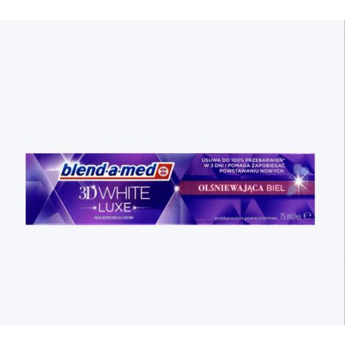 Blend A Med 3d White Luxe Pasta Do Zębów `olśniewająca Biel` Cena Opinie Recenzja Kwc 4547