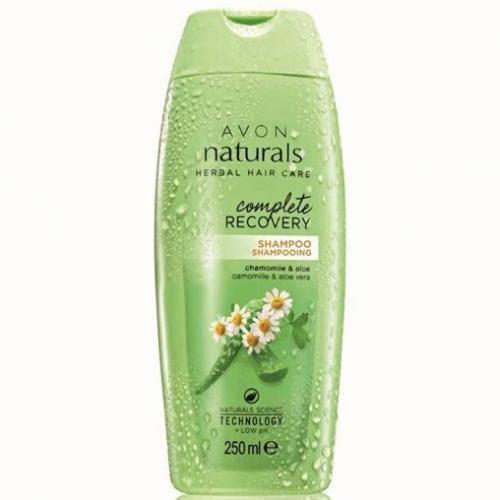 Avon, Naturals, Herbal, & Repair Shampoo Chamomile & Aloe Vera [Complete Recovery, Shampoo] (Szampon do włosów normalnych i zniszczonych `Rumianek i aloes`)