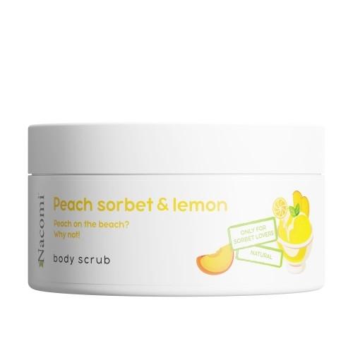 Nacomi, Peach Sorbet & Lemon Body Scrub (Peeling do ciała o zapachu brzoskwiniowego sorbetu z cytryną)