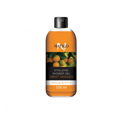Natigo by nature, Sweet Oranges, Vitalizing Shower Gel (Słodkie pomarańcze, Energetyzujący żel pod prysznic)
