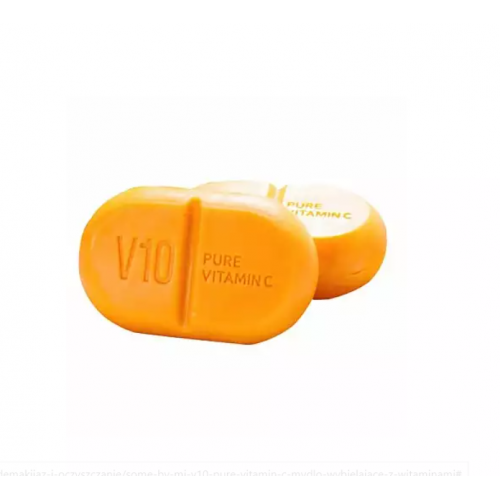 Some by MI, V10 Pure Vitamin C Soap (Mydło wybielające z witaminami)