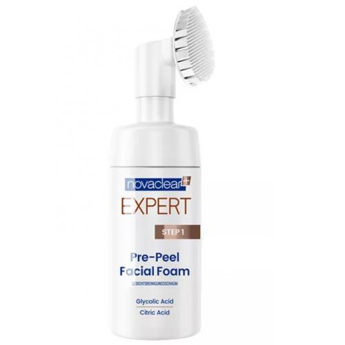 Novaclear, Expert, Pre-Peel Facial Foam (Pianka do mycia twarzy z kwasem glikolowym)