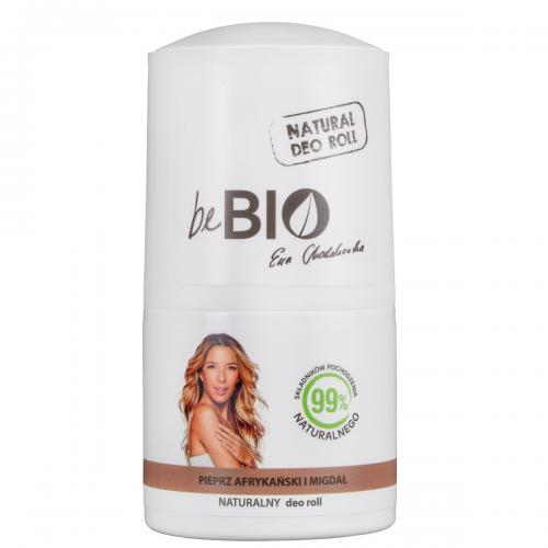beBIO, Natural Deo Roll-on (Naturalny dezodorant roll-on `Pieprz afrykański i migdał`)