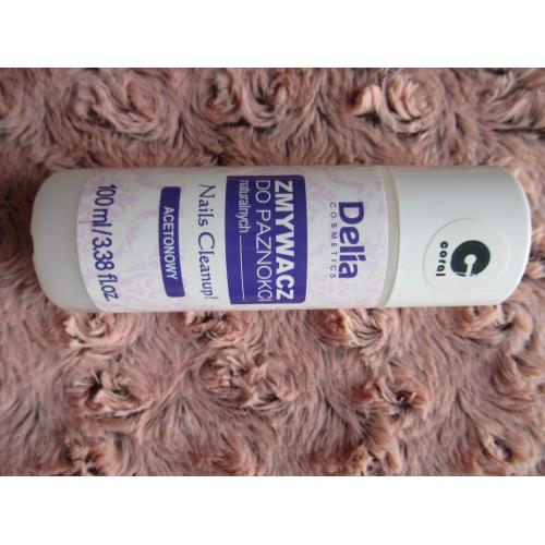 Delia Coral, Nails Cleanup!, Zmywacz do paznokci naturalnych acetonowy - opinie | zdjęcie do recenzji od Kajmak27