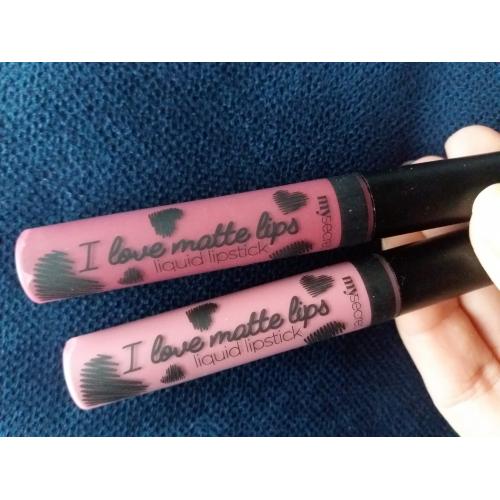 My Secret I Love Matte Lips, Liquid Lipstick (Matowa trwała pomadka w płynie) - opinie | zdjęcie do recenzji od Smerfeta83 - 2