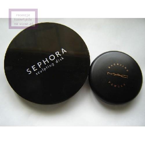 Sephora Sculpting Disc, Powder Trio (Puder matujący, rozświetlający  i brązer) - opinie | zdjęcie do recenzji od kuki9 - 3