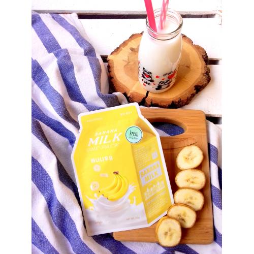 A'pieu Banana Milk, One - Pack (Maseczka rozświetlająco-odżywcza) - opinie | zdjęcie do recenzji od gilgotkaaa