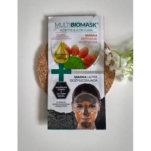 Multi BioMask Nutritive & Ultra Clean, Maska aktywnie odżywcza + maska ultra oczyszczająca - opinie | zdjęcie do recenzji od intermanka