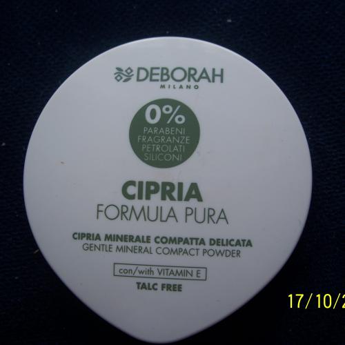 Deborah Cipria Formula Pura, Gentle Mineral Compact Powder (Puder w kamieniu) - opinie | zdjęcie do recenzji od Smerfeta83 - 2