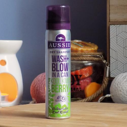 Aussie Wash + Blow in a Can, Kool Kiwi Berry, Dry Shampoo (Suchy szampon do włosów) - opinie | zdjęcie do recenzji od ksanaru - 1