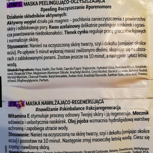 AA Vegan, #Mask, Maska-zabieg w 2 etapach oczyszczajaco-regenerująca - opinie | zdjęcie do recenzji od Hotaru90 - 2