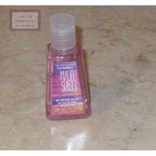 Bath & Body Works PocketBac, Malibu Sunset, Anti - Bacterial Hand Gel (Antybakteryjny żel do rąk) - opinie | zdjęcie do recenzji od Organzza - 1