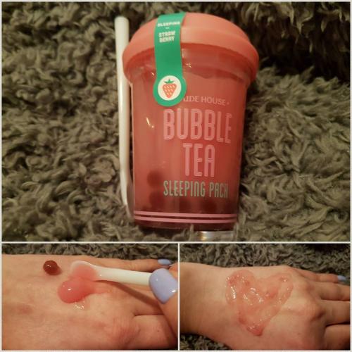 Etude Bubble Tea, Sleeping Pack (Maseczka na noc) - opinie | zdjęcie do recenzji od MoniaPasi - 1