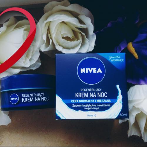 Nivea Aqua Effect, Regenerujący krem na noc do cery normalnej i mieszanej - opinie | zdjęcie do recenzji od Anna_konda1