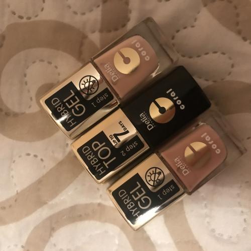 Delia Coral, Hybrid Gel Color Step 1 (Lakier podkładowy do paznokci) - opinie | zdjęcie do recenzji od rozarozewicz - 2