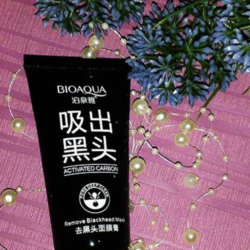 Bioaqua Activated Carbon, Remove Blackhead Mask (Maska peel off z węglem) - opinie | zdjęcie do recenzji od paulinoowo