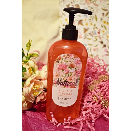 Missha Natural Flower, Vinegar Rose Shampoo (Szampon do włosów z różą i octem) - opinie | zdjęcie do recenzji od dastiinqa - 1