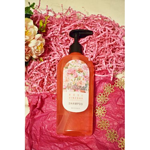 Missha Natural Flower, Vinegar Rose Shampoo (Szampon do włosów z różą i octem) - opinie | zdjęcie do recenzji od dastiinqa - 2