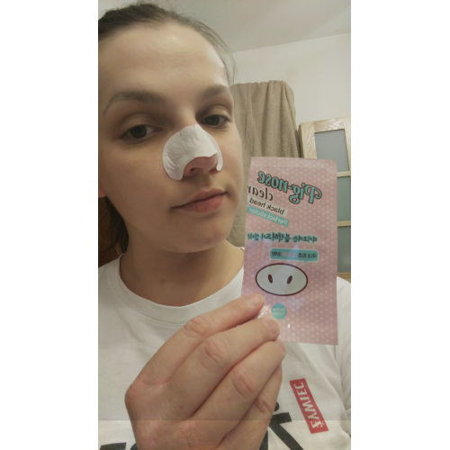 Holika Holika Pig-nose Clear, Black Head Perfect Sticker (Oczyszczający plaster na nos) - opinie | zdjęcie do recenzji od Aneta_Ch - 1