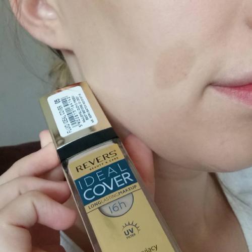 Revers Cosmetics Ideal Cover, Longlasting Makeup 16h (Długotrwały podkład silnie kryjący) - opinie | zdjęcie do recenzji od Makeuplove_Kate - 2