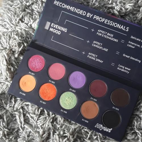 Affect Created by Karolina Matraszek, Evening Mood, Eyeshadow Palette (Paleta 10 cieni prasowanych) - opinie | zdjęcie do recenzji od Hiyori - 1