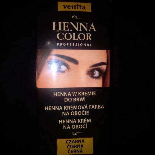 Venita Henna Color, Henna w kremie do brwi i rzęs - opinie | zdjęcie do recenzji od malaga25