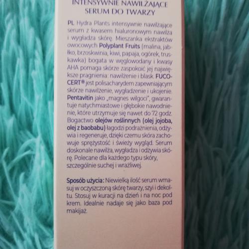 Herla Hydra Plants, Intense Hydrating Face Serum (Intensywnie nawilżające serum do twarzy) - opinie | zdjęcie do recenzji od Hotaru90 - 2