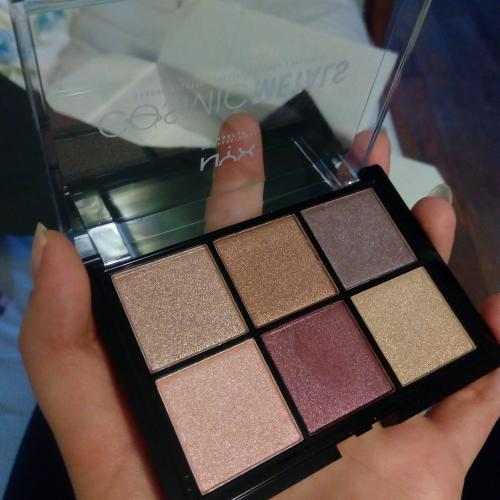 NYX Professional Makeup Cosmic Metals, Eyeshadow Palette (Paletka 6 cieni do oczu) - opinie | zdjęcie do recenzji od a_cieslak - 1