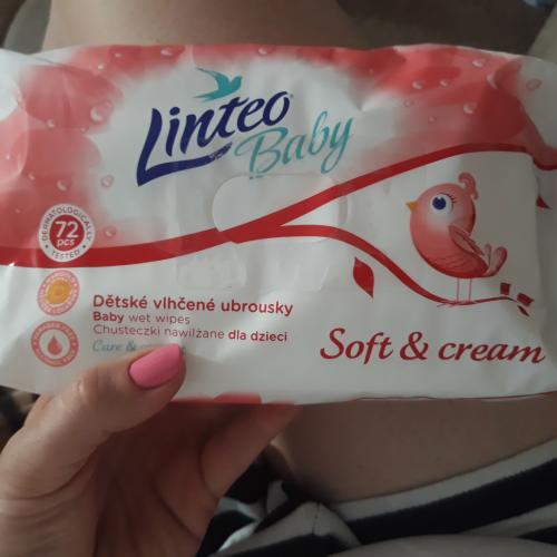 Linteo Baby, Care & Comfort, Chusteczki nawilżane `Soft & Cream` - opinie | zdjęcie do recenzji od martus2803