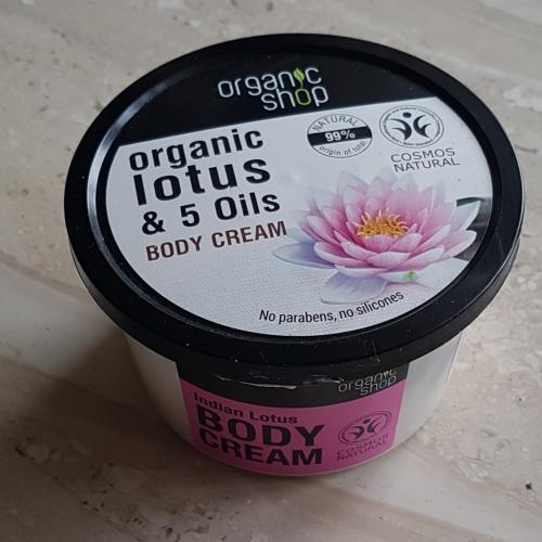 Organic Shop Lotus & Oils Body Cream (Krem do ciała `Indyjski lotos`) - opinie | zdjęcie do recenzji od Iwona_C - 1