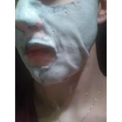 Neogen Oxygen AHA, Bubble Peeling Mask (Złuszczająca maseczka w płachcie na bazie kwasów hydroksylowych AHAi BHA) - opinie | zdjęcie do recenzji od wrola1 - 2