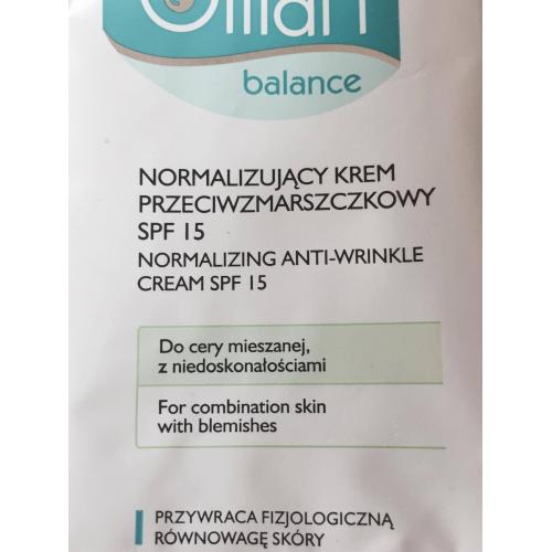 Oillan Normalizujący krem przeciwzmarszczkowy SPF 15 - opinie | zdjęcie do recenzji od Niekonwencjonalna_blog