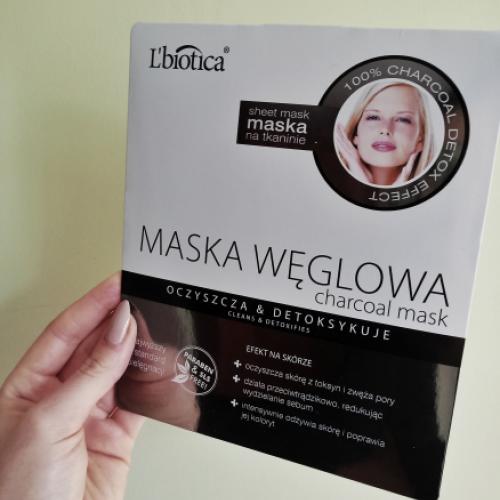 L'biotica Charcoal Mask (Maska węglowa w postaci nasączonej tkaniny) - opinie | zdjęcie do recenzji od vanilicoffee - 1