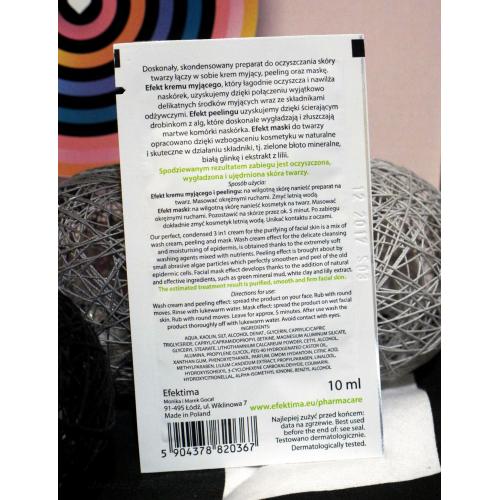 Efektima Mineral - Spa, Peeling + maska + krem myjący do twarzy 3 w 1 - opinie | zdjęcie do recenzji od Janettt92 - 3