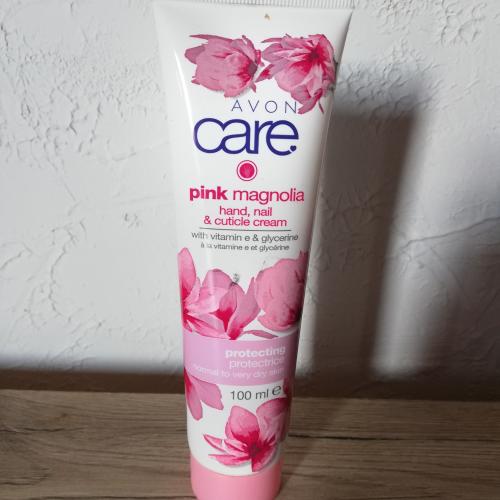 Avon Care, Glycerine Hand & Nail Cream [Pink Magnolia, Hand, Nail & Cuticle Cream] (Intensywnie nawilżający krem do rąk z gliceryną i witaminą E (nowa wersja)) - opinie | zdjęcie do recenzji od Paulina11424 - 1