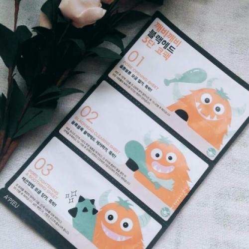 A'pieu Goblin Blackhead Nose Pack (Plastry oczyszczjące 3-stopniowe) - opinie | zdjęcie do recenzji od NataliaQueen