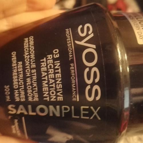 Syoss SalonPlex, Hair Renaissance, 03 Intensive Recreation Treatment (Maska do włosów przeciążonych koloryzacją lub zabiegami stylizacyjnymi) - opinie | zdjęcie do recenzji od Paszkowska93
