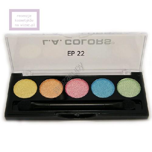 L.A. Colors 5 Color Metallic Eyeshadow (Paleta 5 cieni do powiek) - opinie | zdjęcie do recenzji od AylaNyana - 1