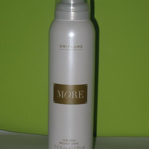 Oriflame More, Hair Spray  Brilliant Shine (Lakier do włosów) - opinie | zdjęcie do recenzji od anja1207