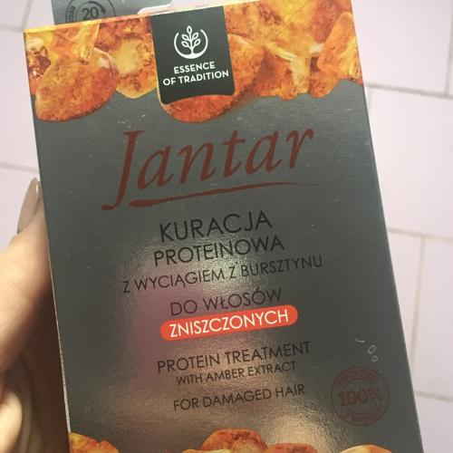 Jantar Kuracja proteinowa do włosów zniszczonych - opinie | zdjęcie do recenzji od Czarnah91