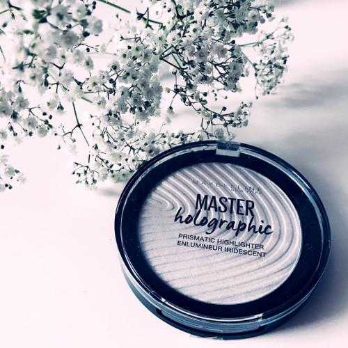 Maybelline New York Facestudio, Master Holographic Highlighter Powder (Holograficzny rozświetlacz w pudrze) - opinie | zdjęcie do recenzji od JustynaDz132