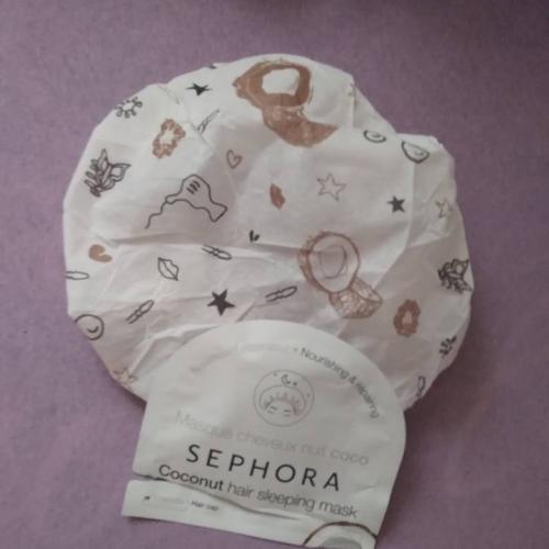 Sephora Coconut, Hair Sleeping Mask (Maska odżywcza i regenerująca włosy) - opinie | zdjęcie do recenzji od MoniaPasi