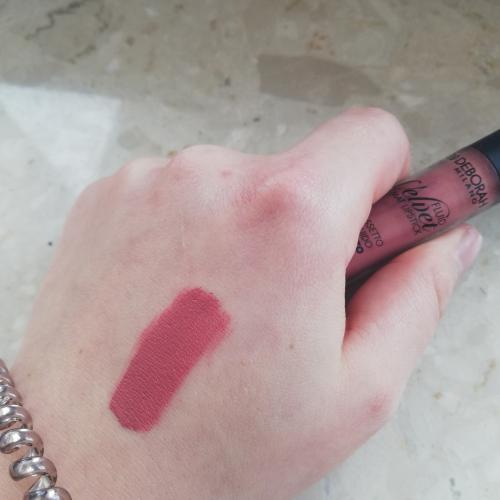 Deborah Fluid Velvet Mat Lipstick, Mat Effect Liquid Lipstick (Matowa pomadka w płynie) - opinie | zdjęcie do recenzji od Aleksandra7264 - 2